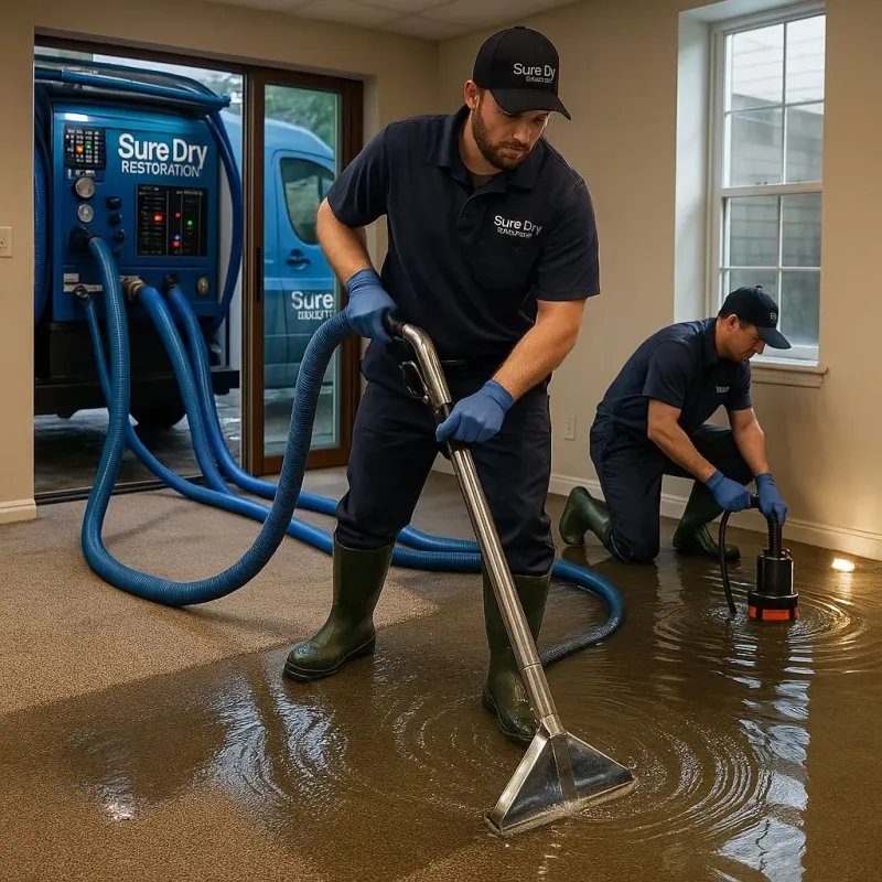 Water Extraction and Removal process in South Huntington, NY